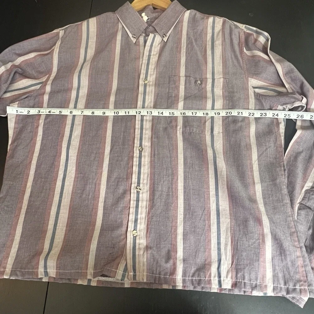 Urban Renewal Remade Clean Finish Button-Down Shirt S/M Stripe Long Sleeve‎ NEW